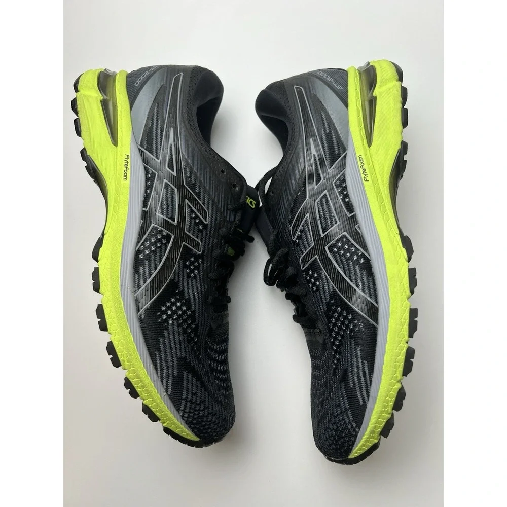 ASICS GT-2000 Black/Neon  Running Shoes Athletic Sneakers 1011A690 Mens Sz 8.5